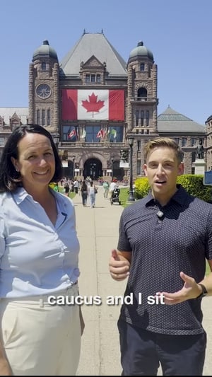 Tyler Watt, MPP for Nepean, endorses Lee Fairclough